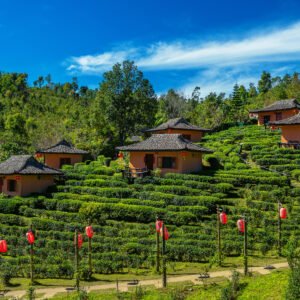 Ban rak thai in Mae hong son,Thailand.